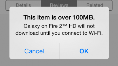 Apple Quietly Raises App Store Cellular Download Limit to 100MB