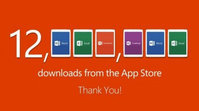 Office for iPad Hits 12 Million Downloads After One Week on the App Store