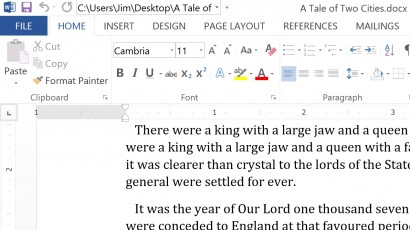How to Add Document Location to the Office 2013 Quick Access Toolbar