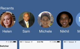 iOS 8 Recent Contacts