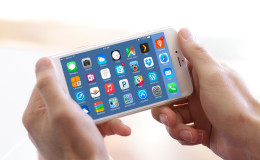 iphone 6 plus home screen landscape