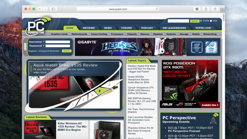 os x safari pc perspective