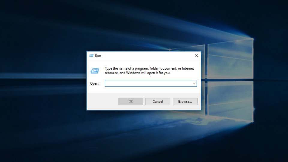 windows 10 start menu run command