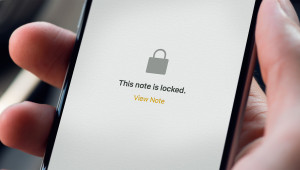 locked notes ios iphone