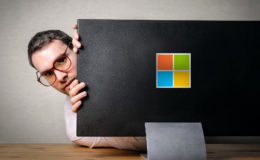 hide behind computer