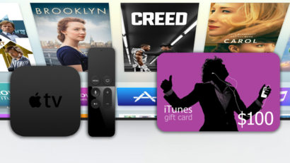 Win a 4th Generation Apple TV and $100 iTunes Gift Card