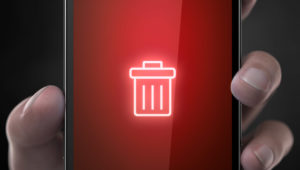 iphone delete