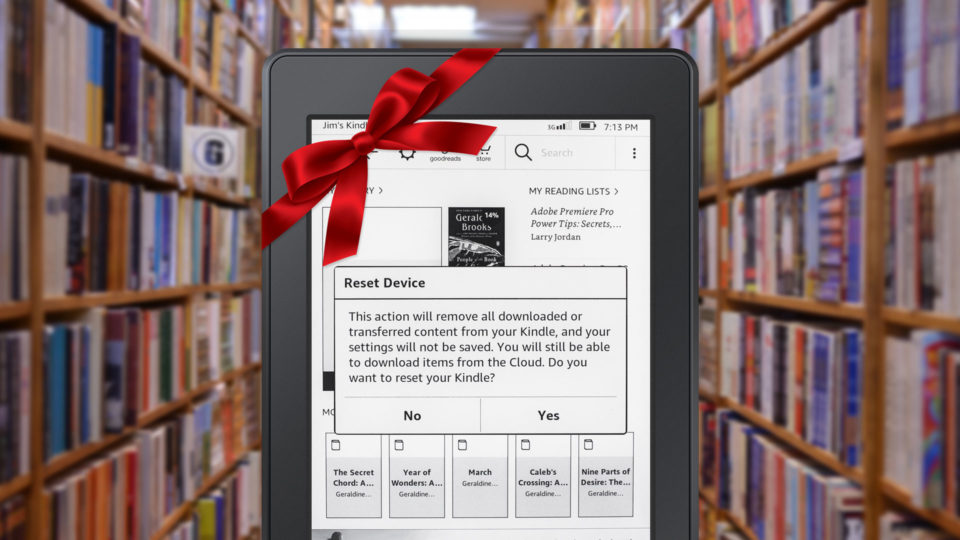 reset kindle gift