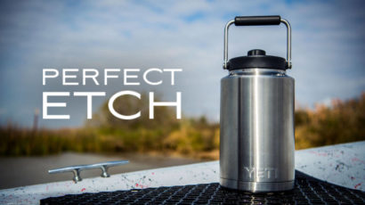 Custom Engraved Yeti Jug and DuraCoat Tumblers from Perfect Etch