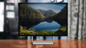 windows 10 lock screen surface studio