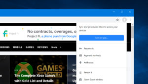 chrome auto sign-in