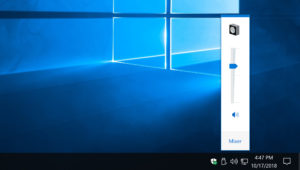 old volume slider windows 10