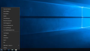 windows 10 power user menu