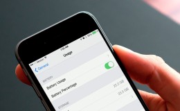 iPhone battery percentage