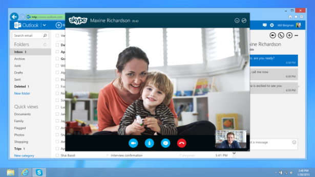 Skype Outlook.com