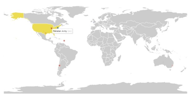 Wikipedia Recent Changes Map