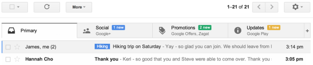 New Gmail Interface
