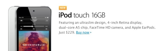 New iPod touch