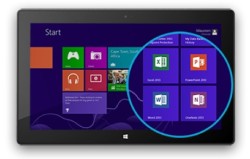 Office for x86 Windows 8 Tablets