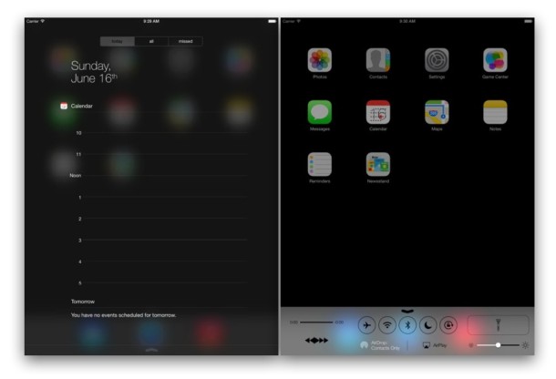 iOS 7 iPad