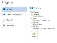 How to Integrate Dropbox into Office 2013