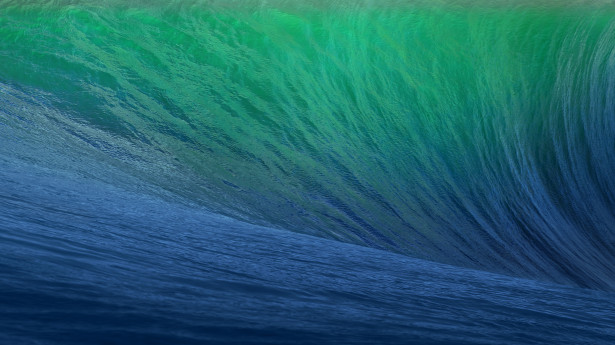 OS X 10.9 Mavericks Wave Wallpaper