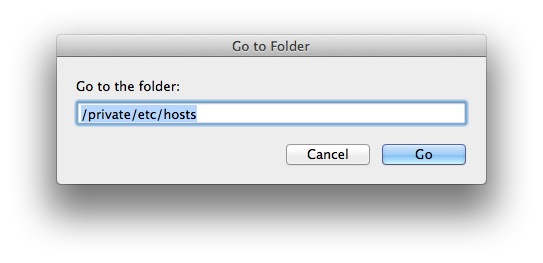 Edit Mac Hosts File OS X