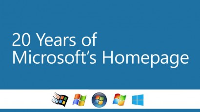 See the Evolution of the Web with 20 Years of the Microsoft Homepage