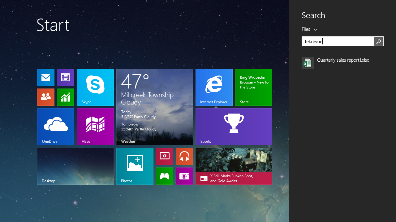 Windows Search Indexed