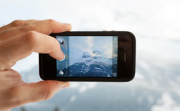 iPhone Camera Grid