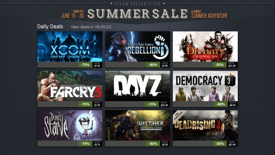 Steam Summer Sale 2014