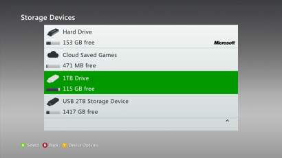 Xbox 360 System Update Brings Support for 2TB External Hard Drives
