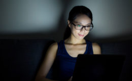 use computer at night