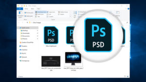 file explorer psd preview icon