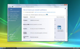 vista windows experience index