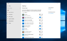 windows 10 1803 april startup apps