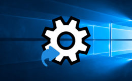 windows 10 settings shortcut