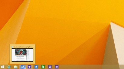Windows 8.1 Update 1 Pin Metro Apps Desktop Taskbar