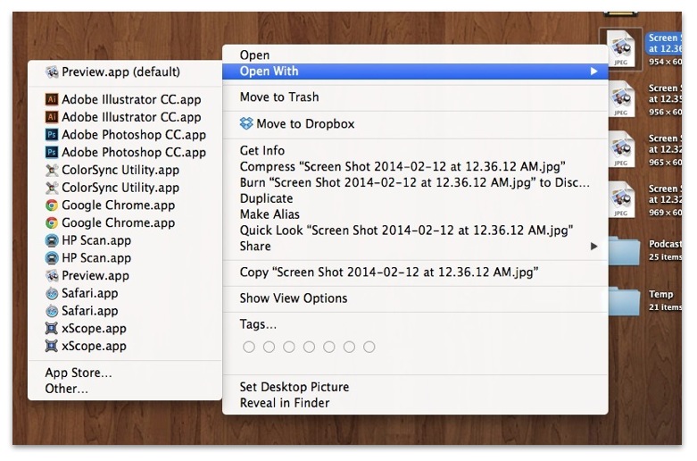 Duplicate LaunchServices Entries in OS X Open With Menu