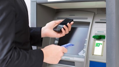 Credit Card Smartphone ATM