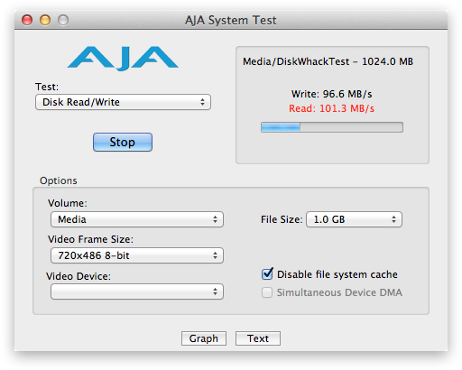 AJA System Test