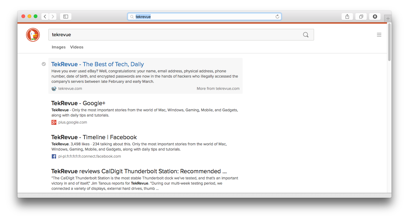 DuckDuckGo Search Results