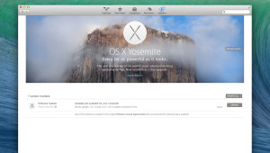 mac app store os x yosemite update banner