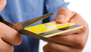 cutting credit card